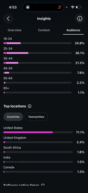 Audience Demographics Dashboard